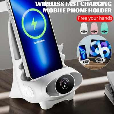 🔥🔥Wielofunkcyjny uchwyt na telefon Mini Chair Wireless Fast Charger