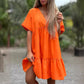 ✨2024 Nowe produkty👗Sukienka Babydoll z falbanką na dekolcie V